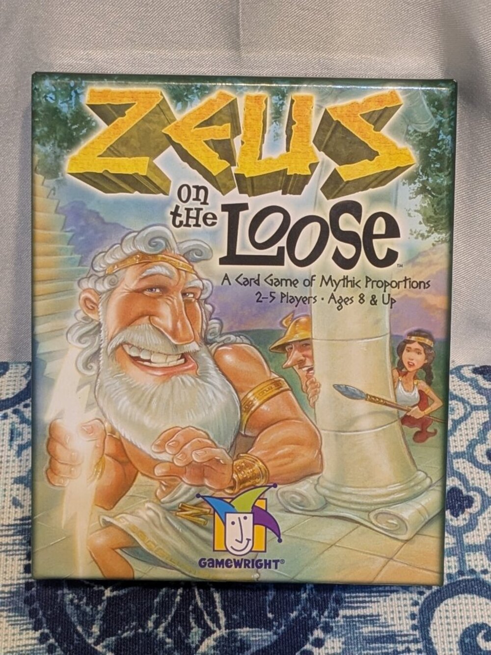 Zeus On The Loose Card Game of Mythic Proportions Gamewright Complete 2006 Vers